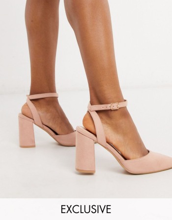 RAID Exclusive Neima Block Heeled Roze - Ženske Cipele | 54128GKNF